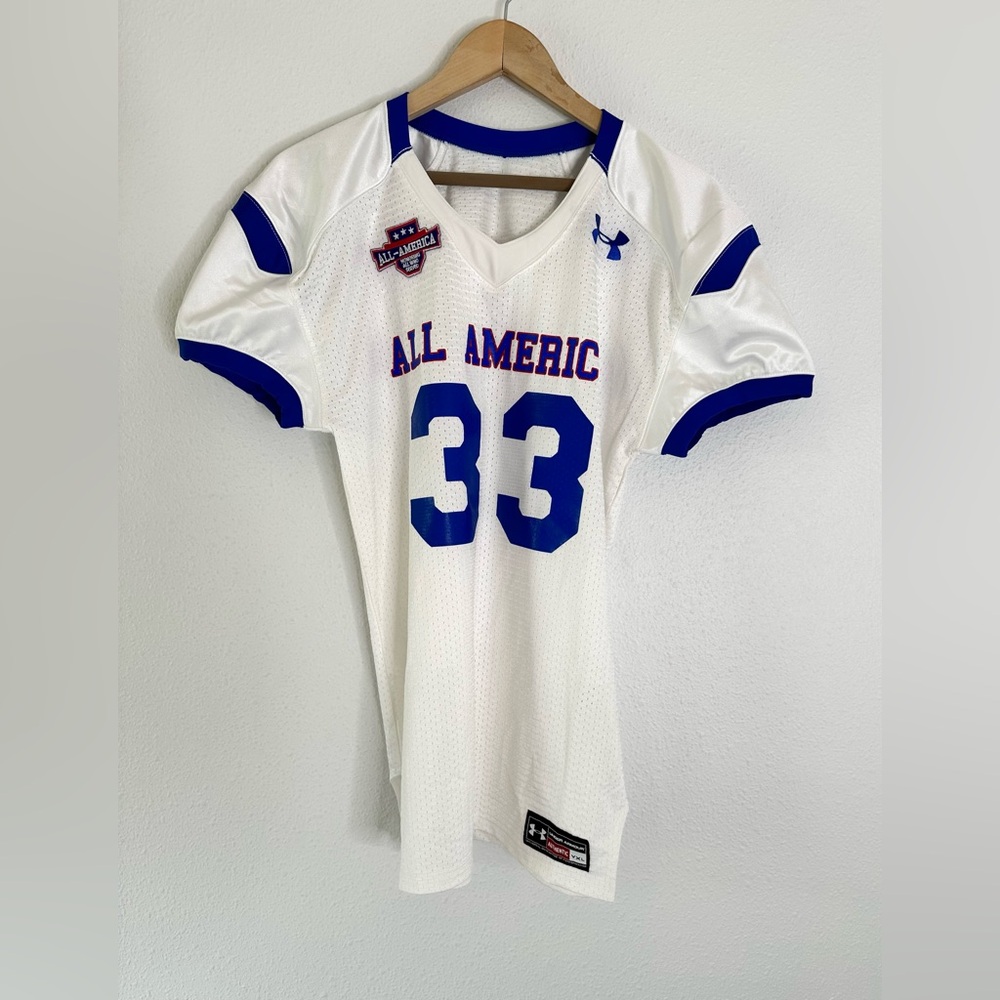 Youth All American Football Jersey Honoring All Who Served Youth XL